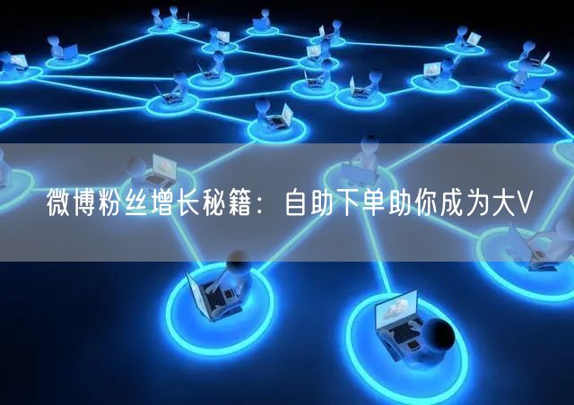 微博粉丝增长秘籍：自助下单助你成为大V