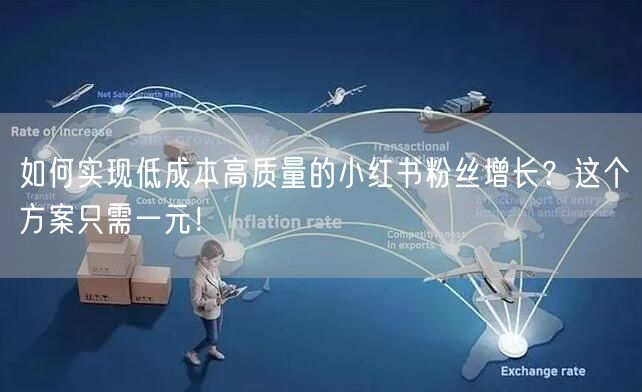 如何实现低成本高质量的小红书粉丝增长？这个方案只需一元！