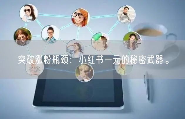 突破涨粉瓶颈：小红书一元的秘密武器。