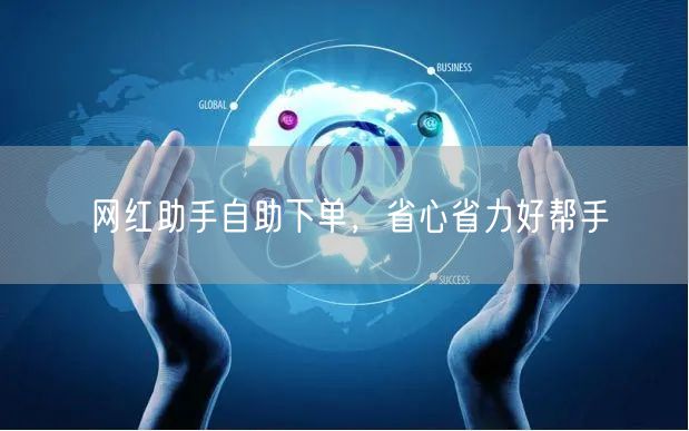网红助手自助下单，省心省力好帮手