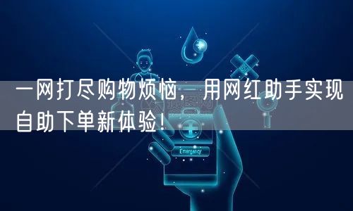 一网打尽购物烦恼，用网红助手实现自助下单新体验！