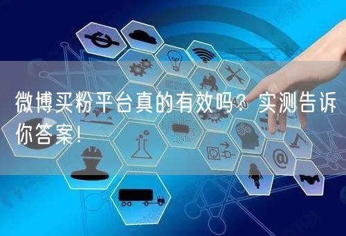 微博买粉平台真的有效吗？实测告诉你答案！