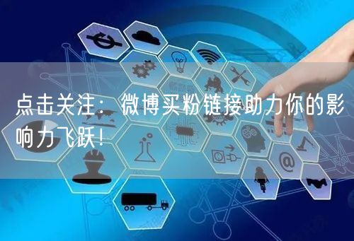 点击关注：微博买粉链接助力你的影响力飞跃！