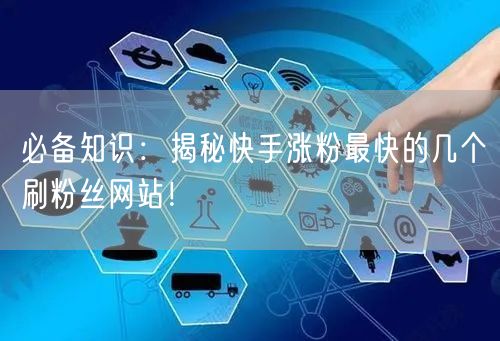 必备知识：揭秘快手涨粉最快的几个刷粉丝网站！