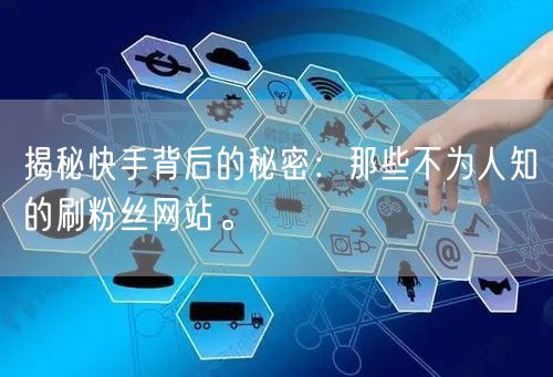 揭秘快手背后的秘密：那些不为人知的刷粉丝网站。